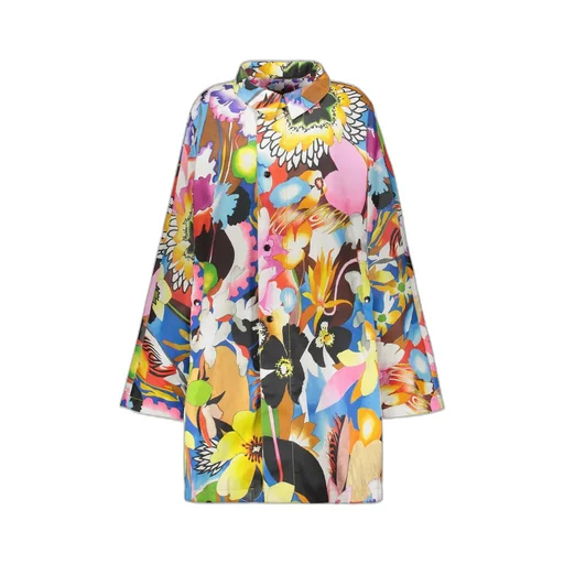 Printed Trench Coat