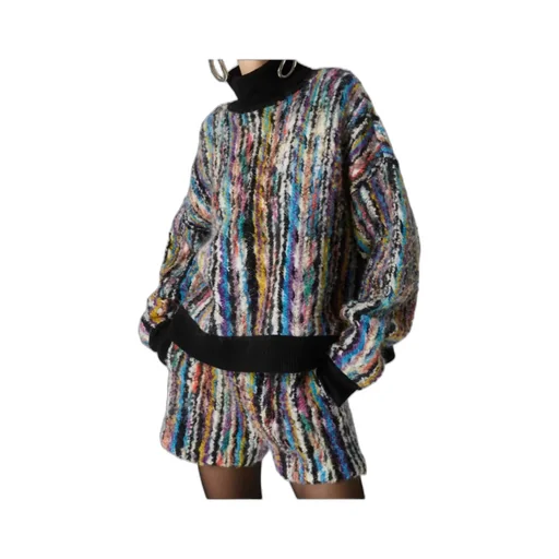 Roll-Neck Knitted Jumper