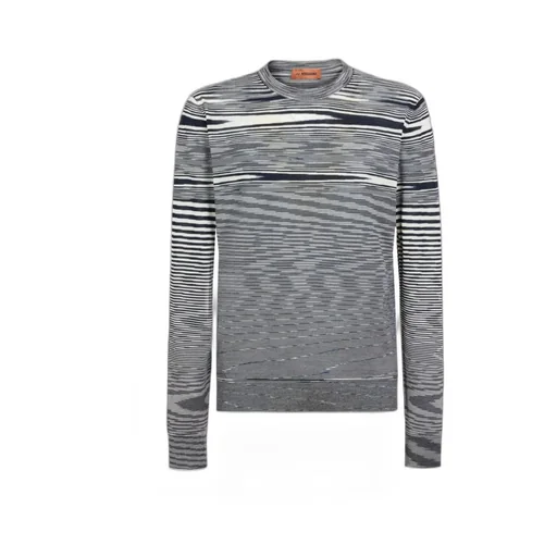 Striped Crewneck Long-Sleeved Jumper