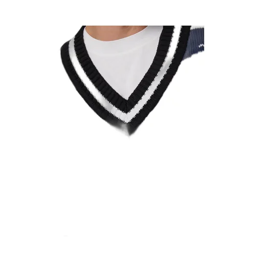 Graphic-Print V-Neck Vest