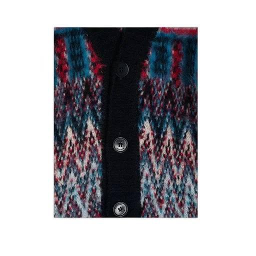 Long-Sleeved V-Neck Cardigan