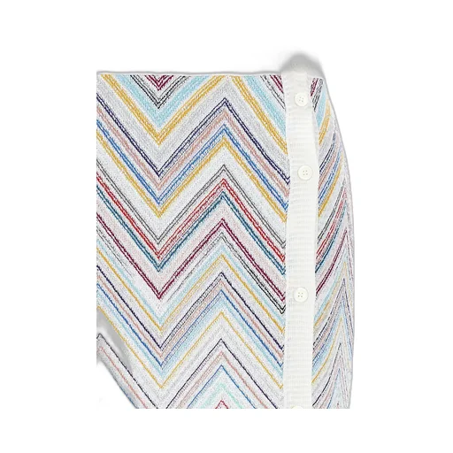 Zigzag-Woven Pencil Skirt