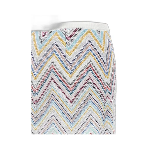 Zigzag-Woven Pencil Skirt