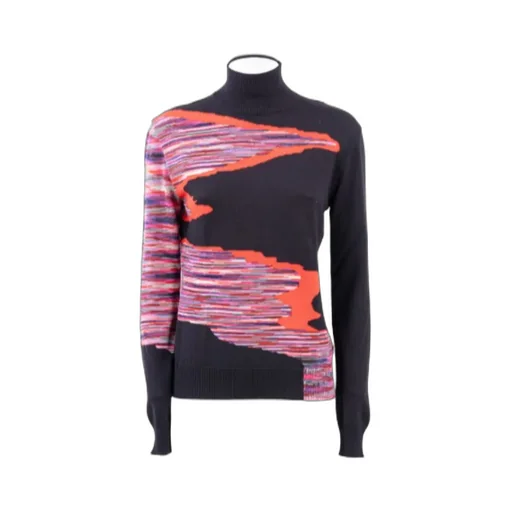 Intarsia-Knit Wool Jumper