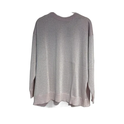 Metallic Knit Crewneck Jumper