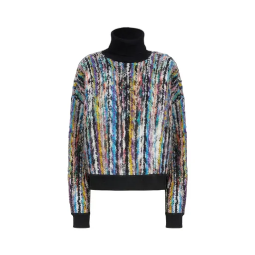 Roll-Neck Knitted Jumper