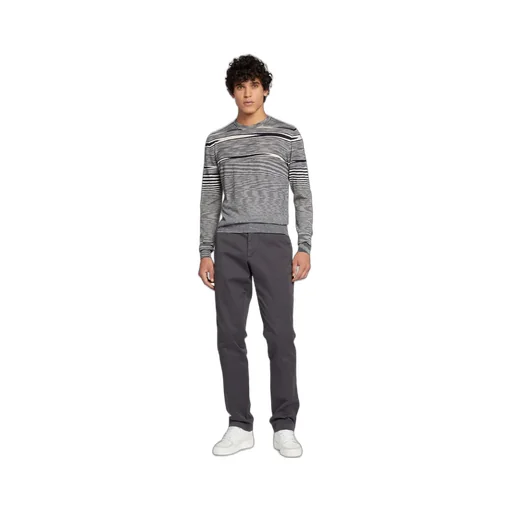 Striped Crewneck Long-Sleeved Jumper