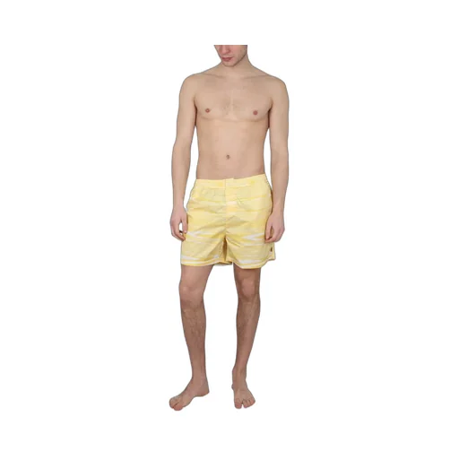 Abstract Printed Swim Shorts