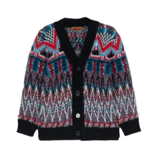 Long-Sleeved V-Neck Cardigan
