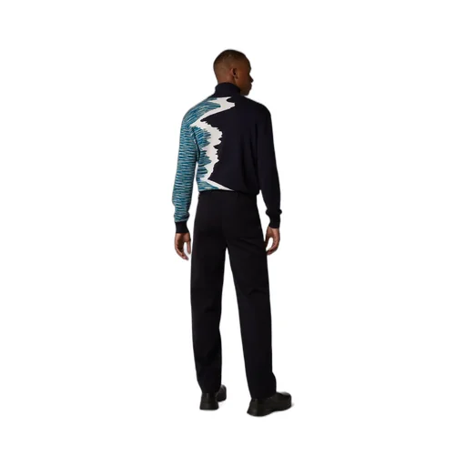 Straight-Leg Wool-Blend Trousers