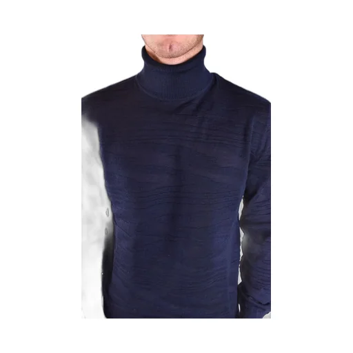 Long-Sleeved High-Neck Sweater