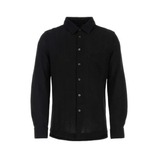 Lapel Jacquard Shirt
