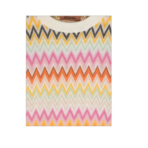 Zigzag Jacquard Crewneck Jumper