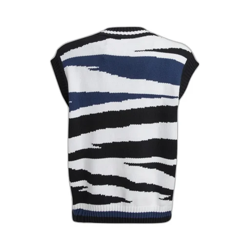 Graphic-Print V-Neck Vest