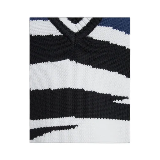 Graphic-Print V-Neck Vest