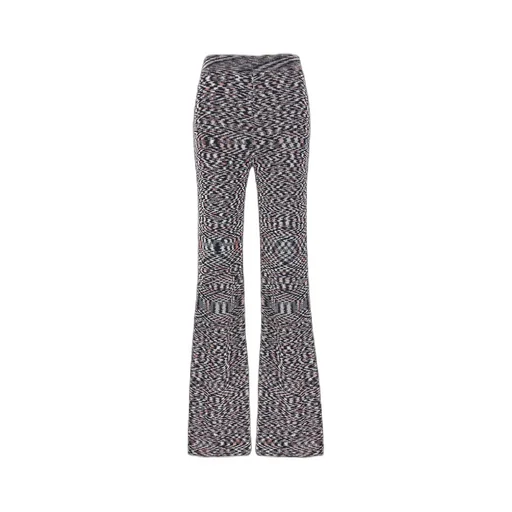 Space Printed Flared Trousers