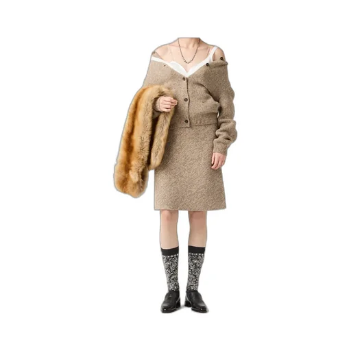 Wool Knit Skirt