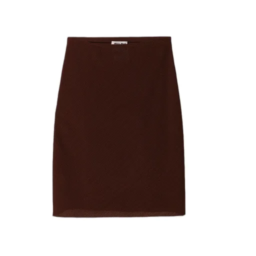 Logo-Patch Midi Skirt