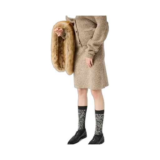 Wool Knit Skirt