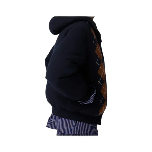 Zip-Up Drawstring Down Jacket