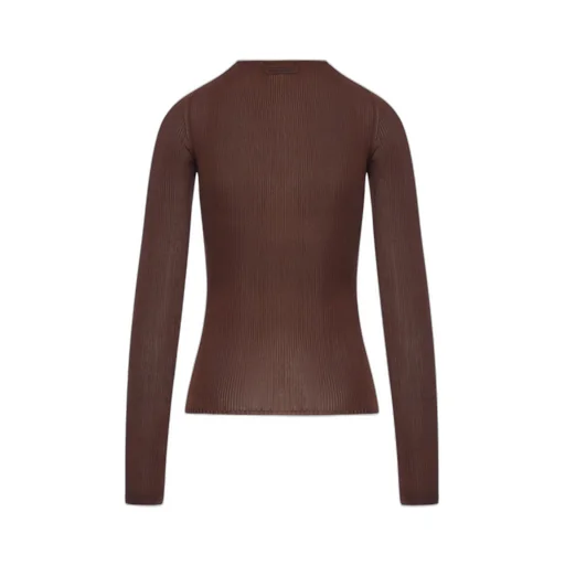 Ribbed Long-Sleeve T-Shirt