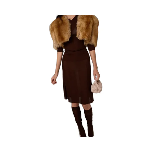 Logo-Patch Midi Skirt