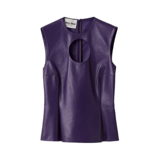 Cut-Out Detailed Sleeveless Top