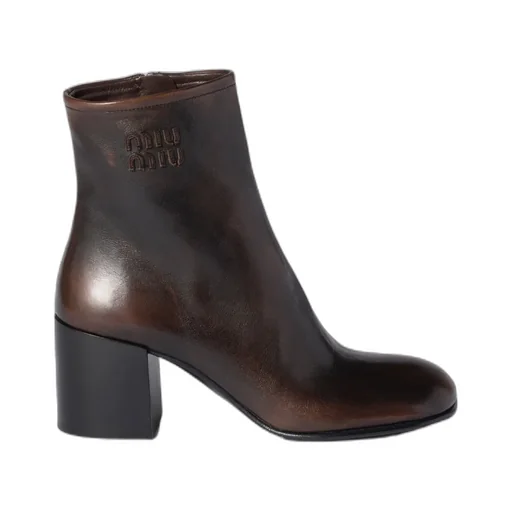 Fumé Calf Booties
