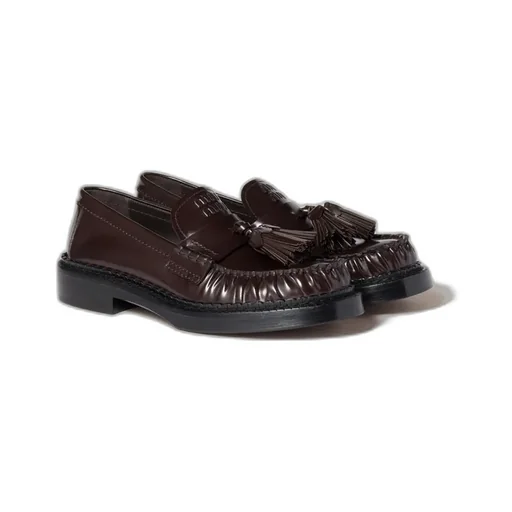 Tassel Loafers In Polished Leather