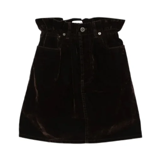 Velvet Mini Skirt