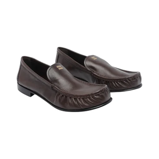 Logo-Embossed Loafers