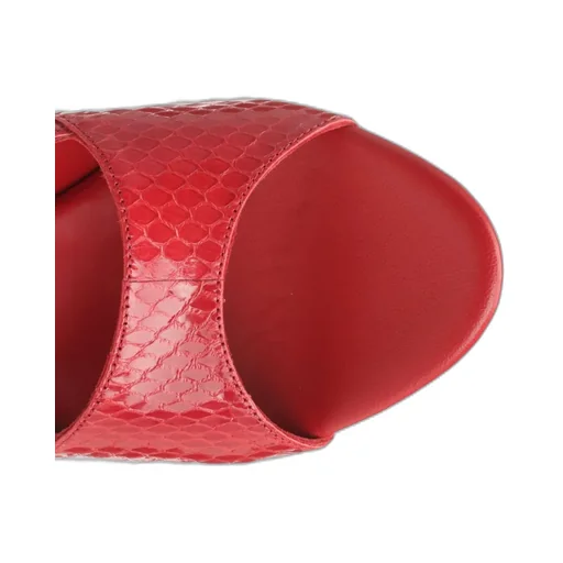 Embossed Slingback Sandals