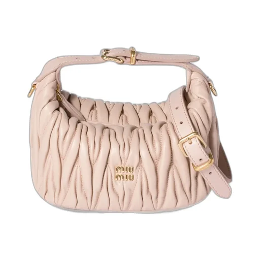 Matelassé Nappa Leather Pouch