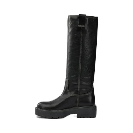 Round-Toe Slip-On Boots