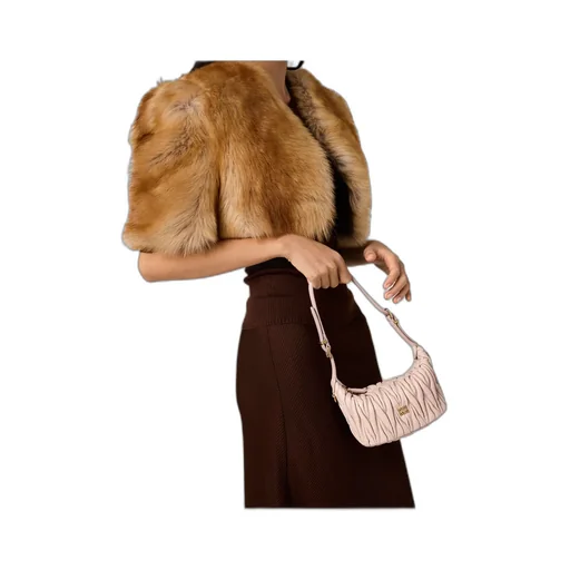 Matelassé Nappa Leather Pouch