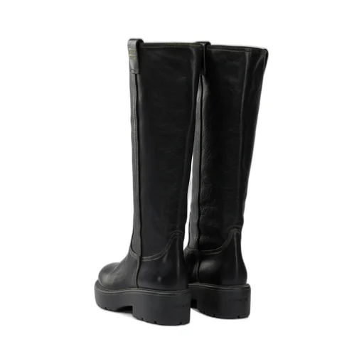 Round-Toe Slip-On Boots