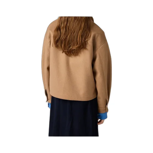 Bonded Camel Hair Blouson Jacket