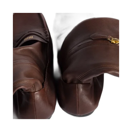 Ruches Nappa Leather Boots