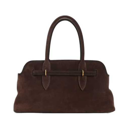 Aventure Suede Buckle-Fastening Tote Bag