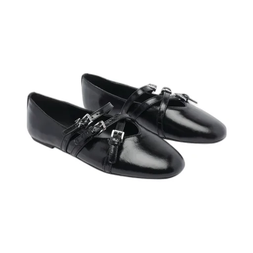 Indy Flex Buckled Ballet Flats