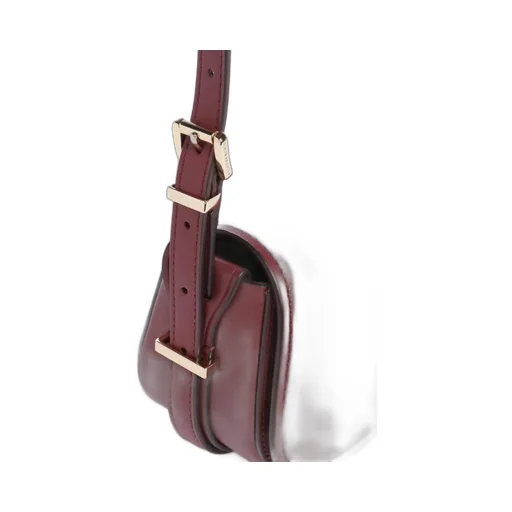 Lydia Curved Leather Cross Body Bag