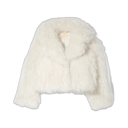 Cropped Faux Fur Jacket