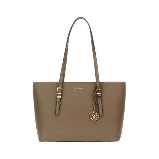 Quinn Medium Pebbled Leather Tote Bag
