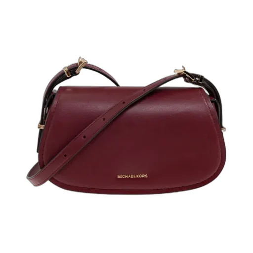 Lydia Curved Leather Cross Body Bag