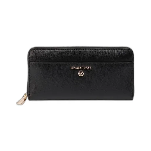 Logo-Plaque Leather Wallet