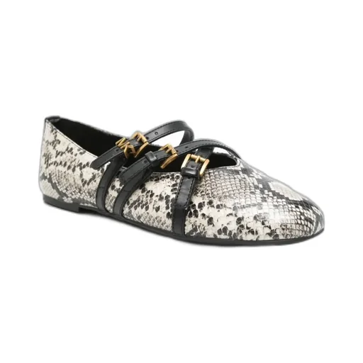 Indy Embossed Ballet Flats