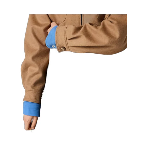 Bonded Camel Hair Blouson Jacket