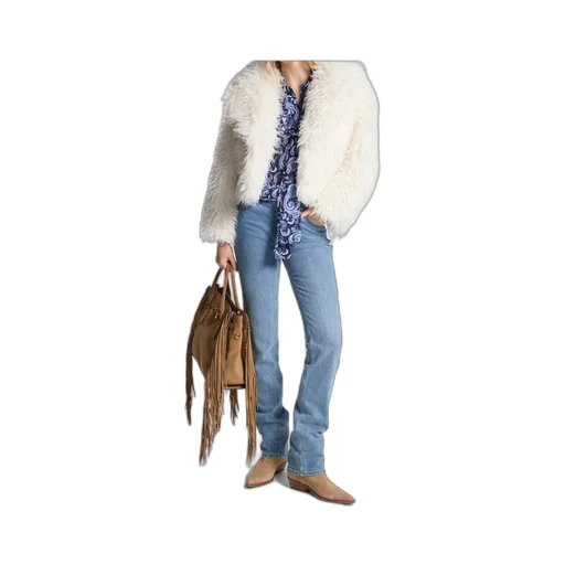 Cropped Faux Fur Jacket