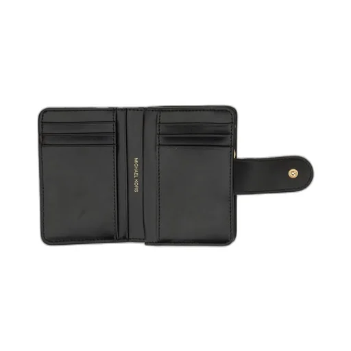 Logo Plaque Leather Purse