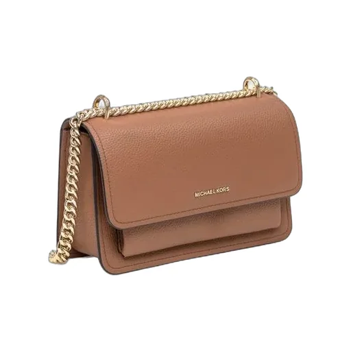 Claire Logo Plaque Shoulder Bag